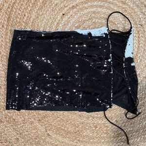 Lioness Midnight Sequin Skirt